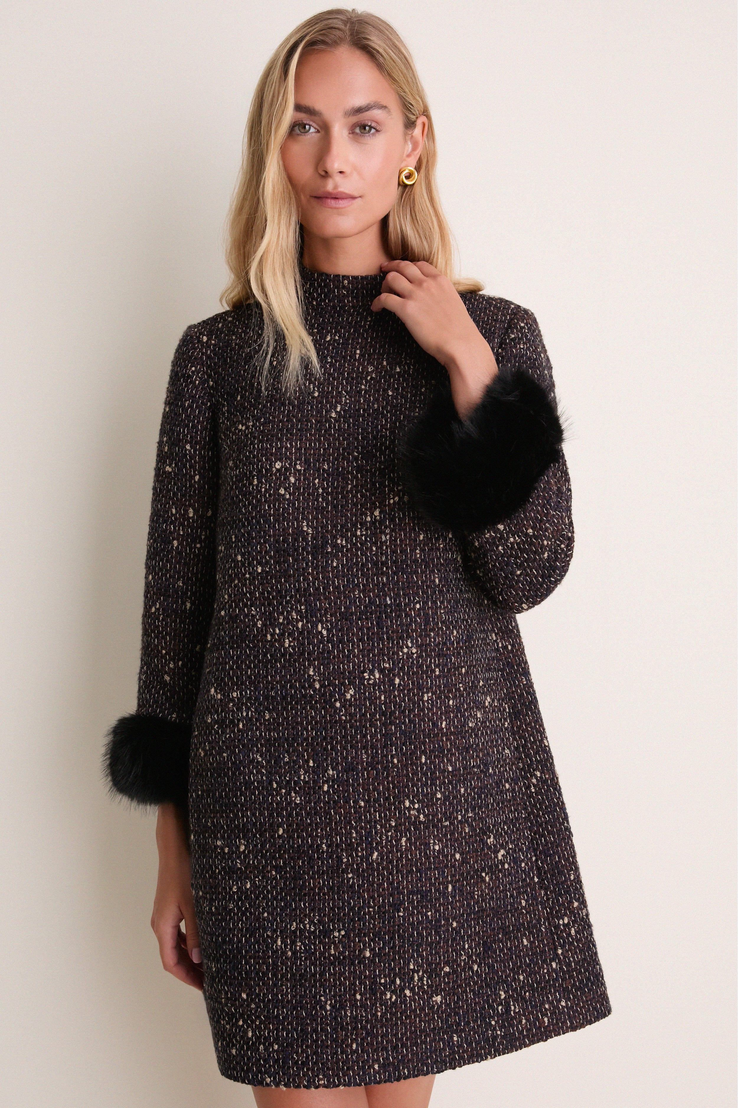 Speckled Tweed Mod Ellie Dress