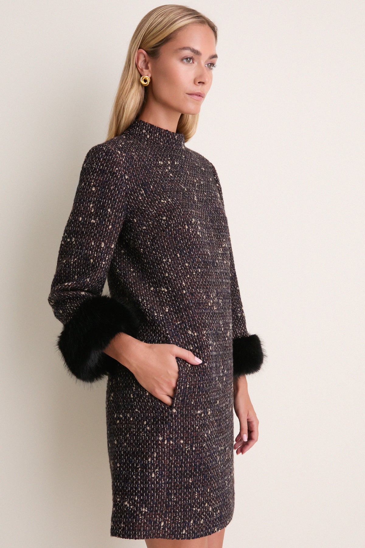 Speckled Tweed Mod Ellie Dress
