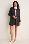 Speckled Tweed Meg A-Line Mini Skirt