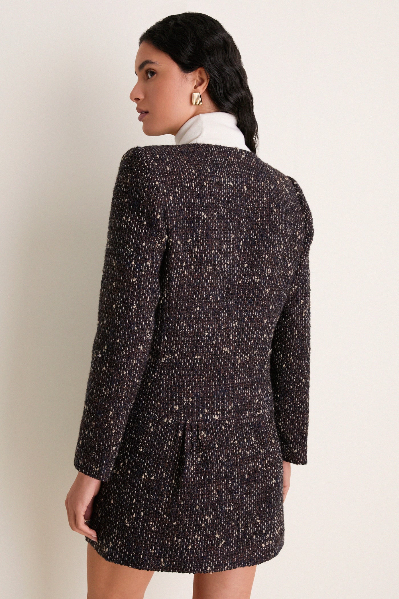 Speckled Tweed Petra Coat Dress