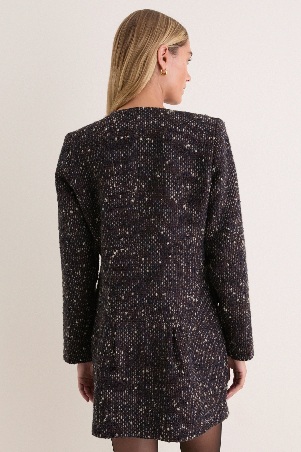Speckled Tweed Petra Coat Dress