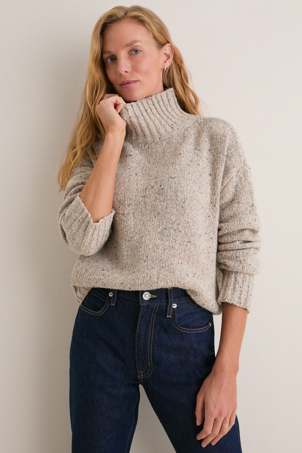 Speckled Oat Hannah Turtleneck Sweater