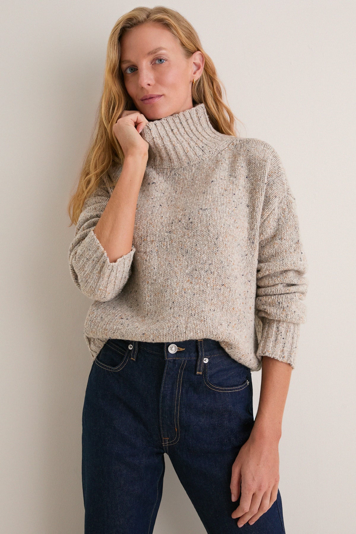 Speckled Oat Hannah Turtleneck Sweater