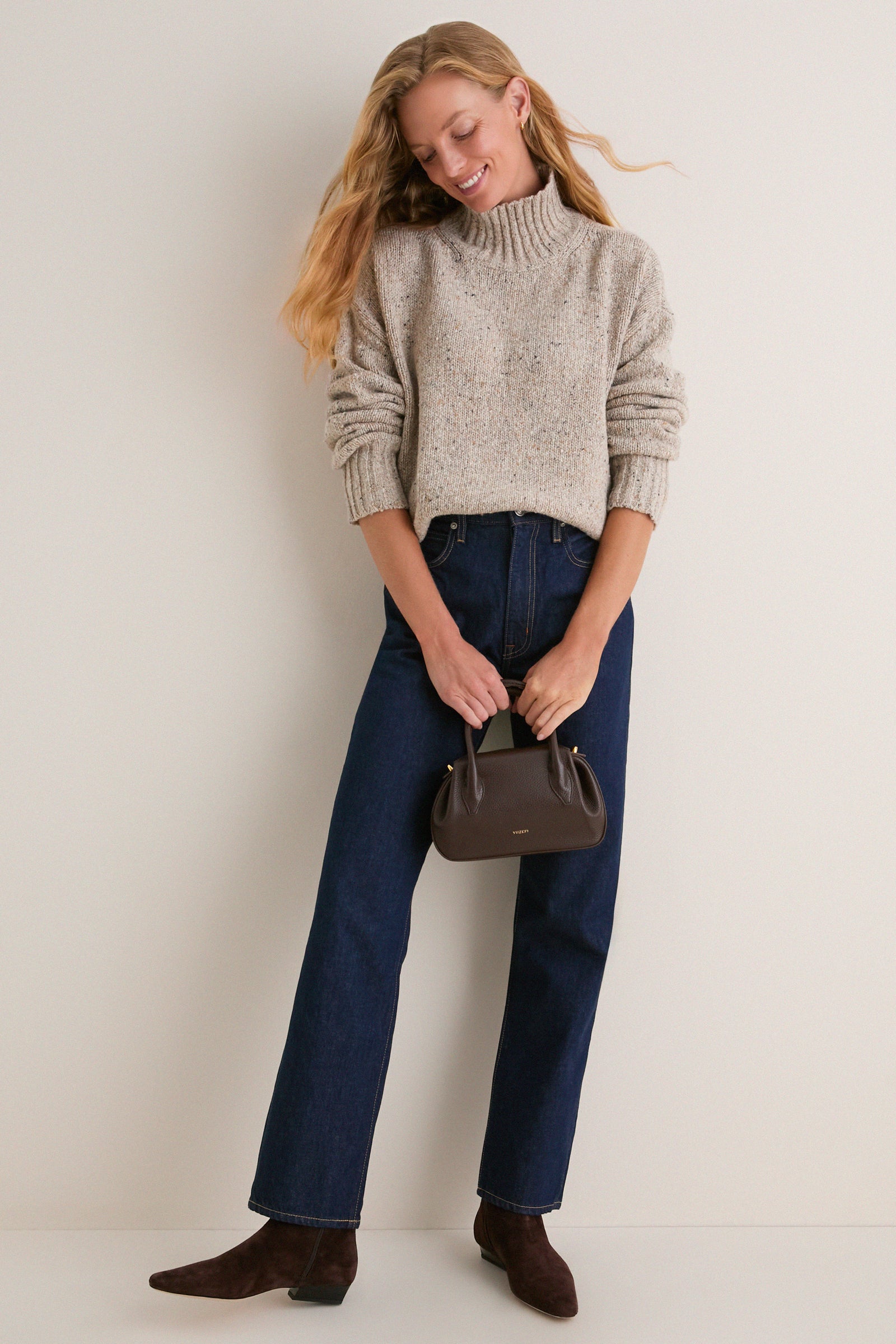 Speckled Oat Hannah Turtleneck Sweater