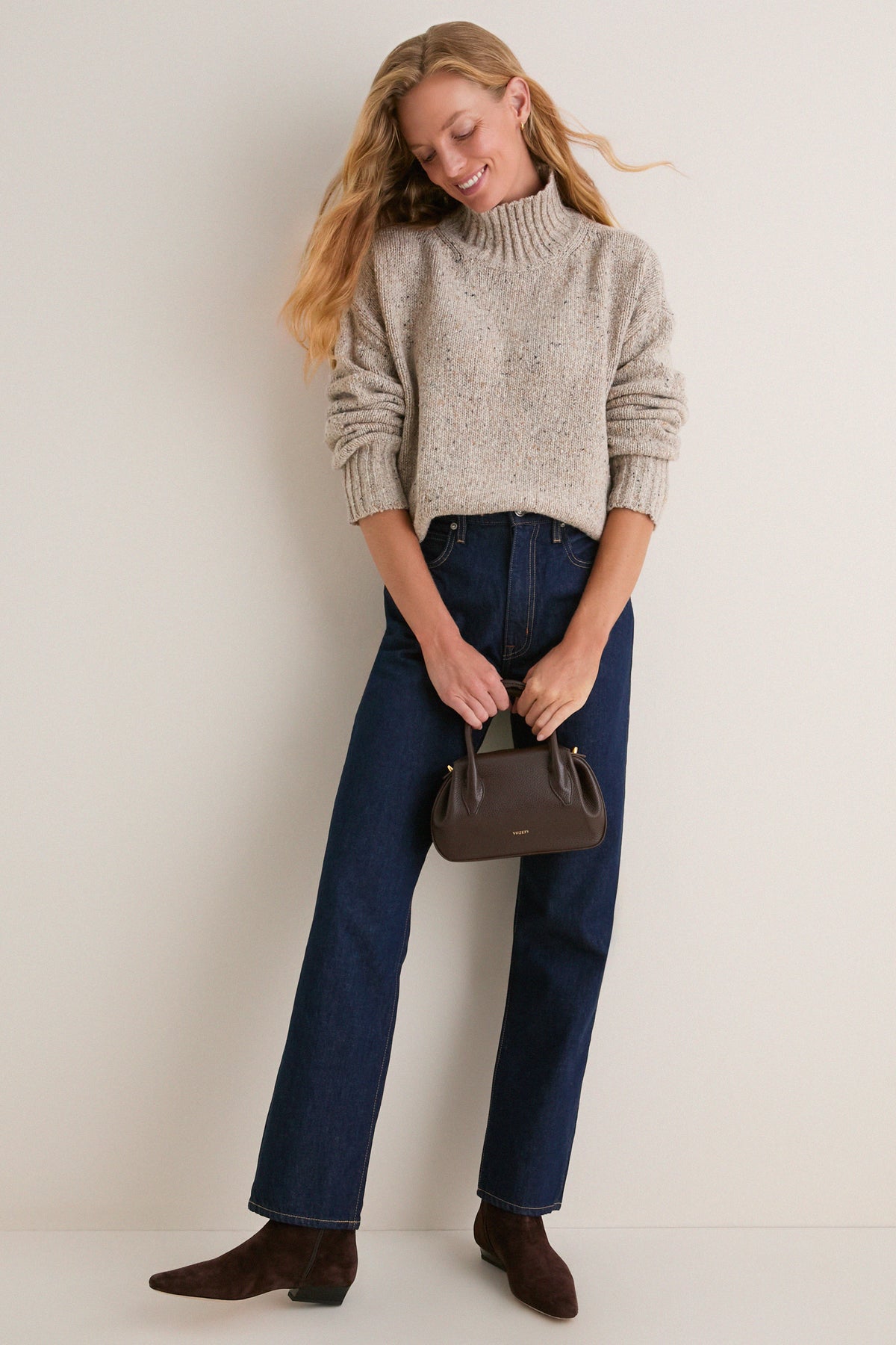 Speckled Oat Hannah Turtleneck Sweater