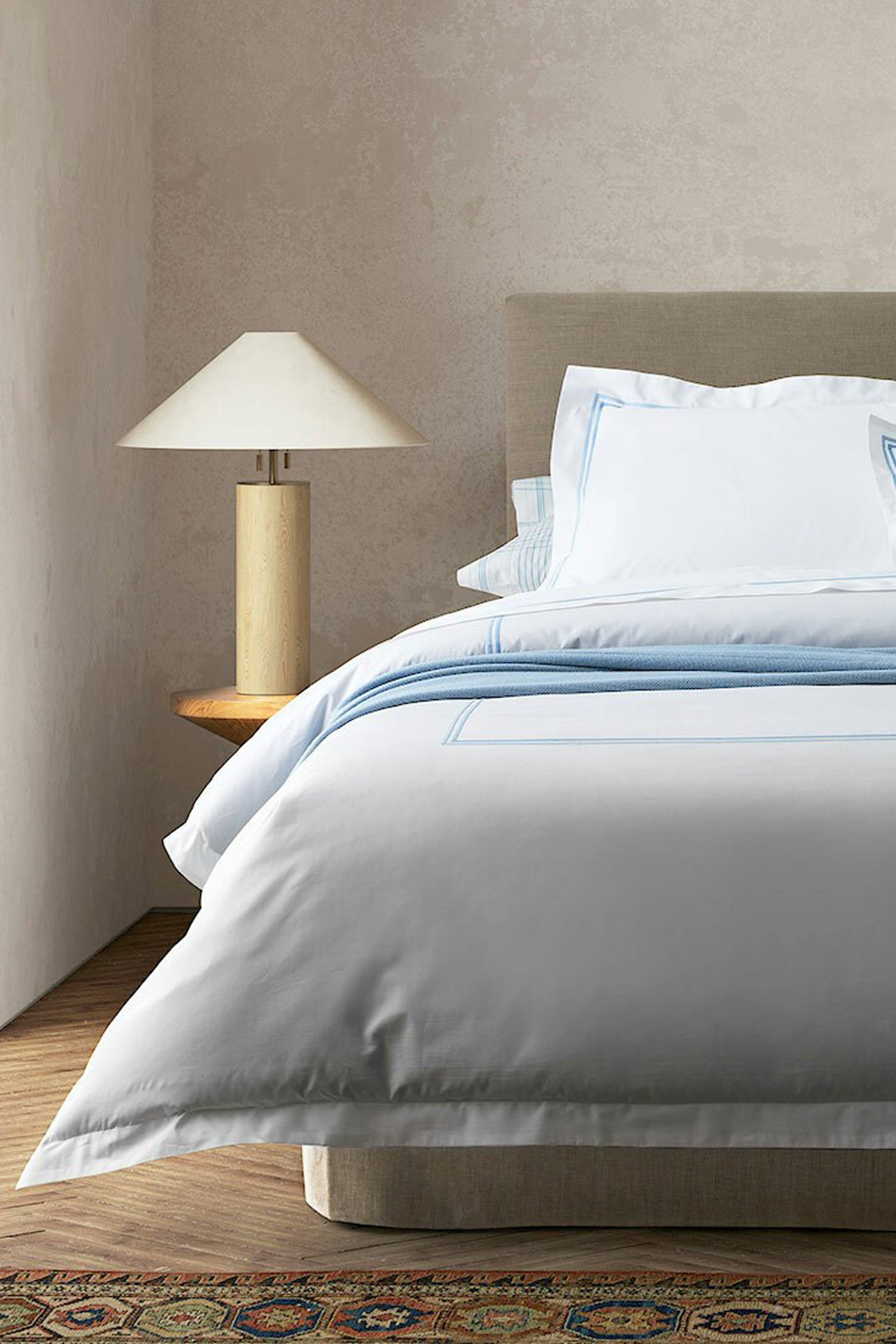 Azure Essex Duvet Cover