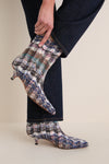 Knitted Caperdoni Wave Patterned Dorothy Boots
