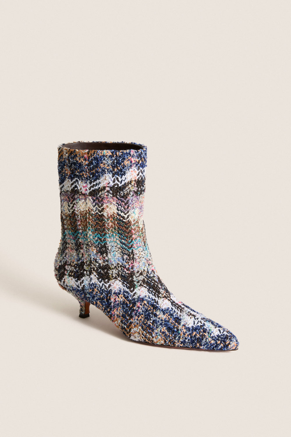 Knitted Caperdoni Wave Patterned Dorothy Boots