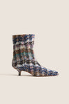 Knitted Caperdoni Wave Patterned Dorothy Boots