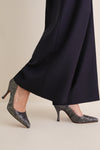 Black Caperdoni Sequins Ida Heels