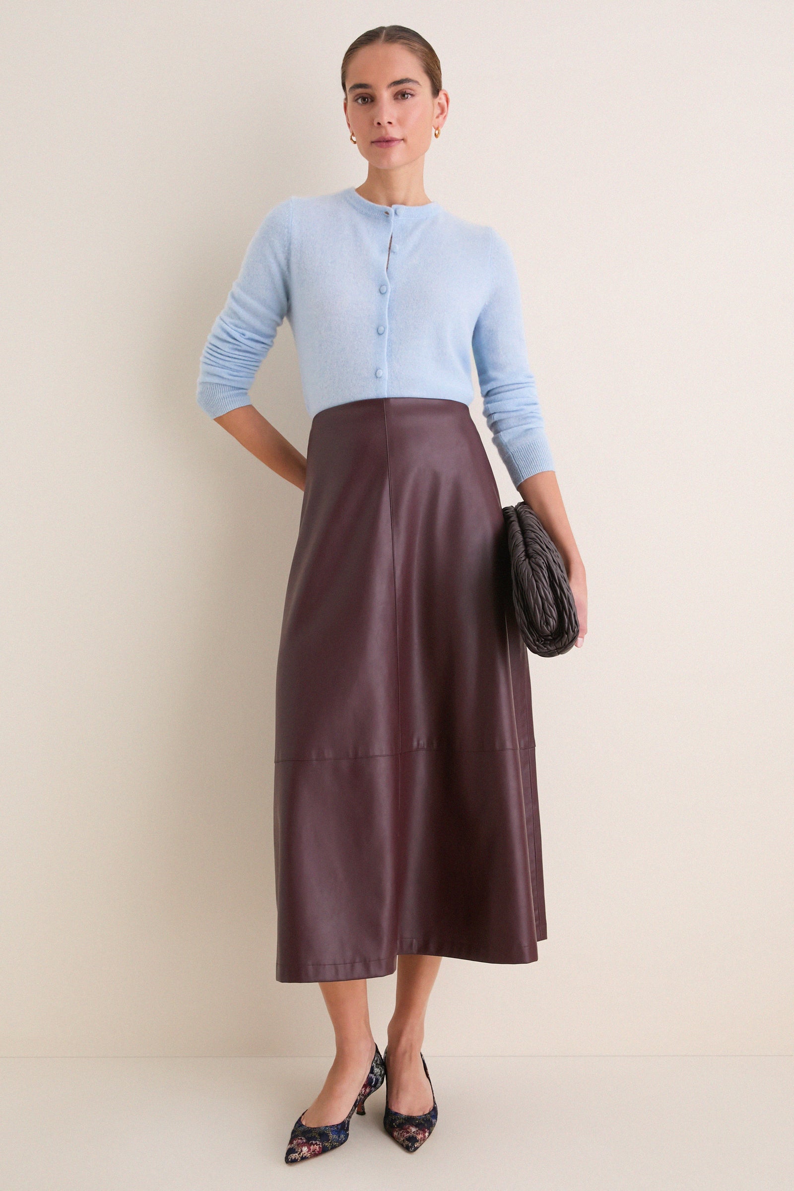 Dark Minibutton Lace Grace Heels