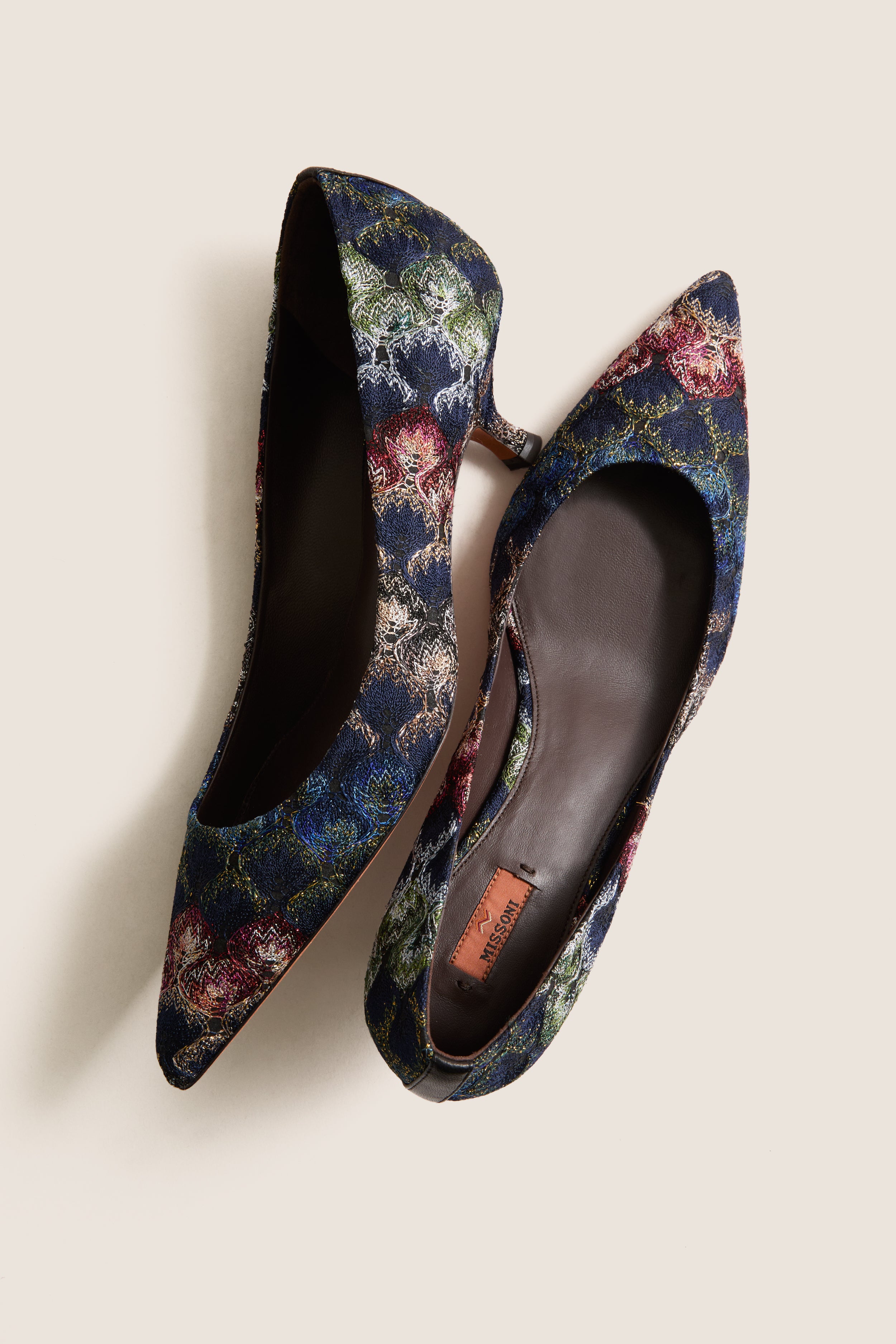 Dark Minibutton Lace Grace Heels