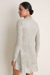 Satellite Silver Elsie Knit Mini Dress