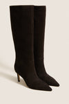 Dark Brown Suede Callena Boots