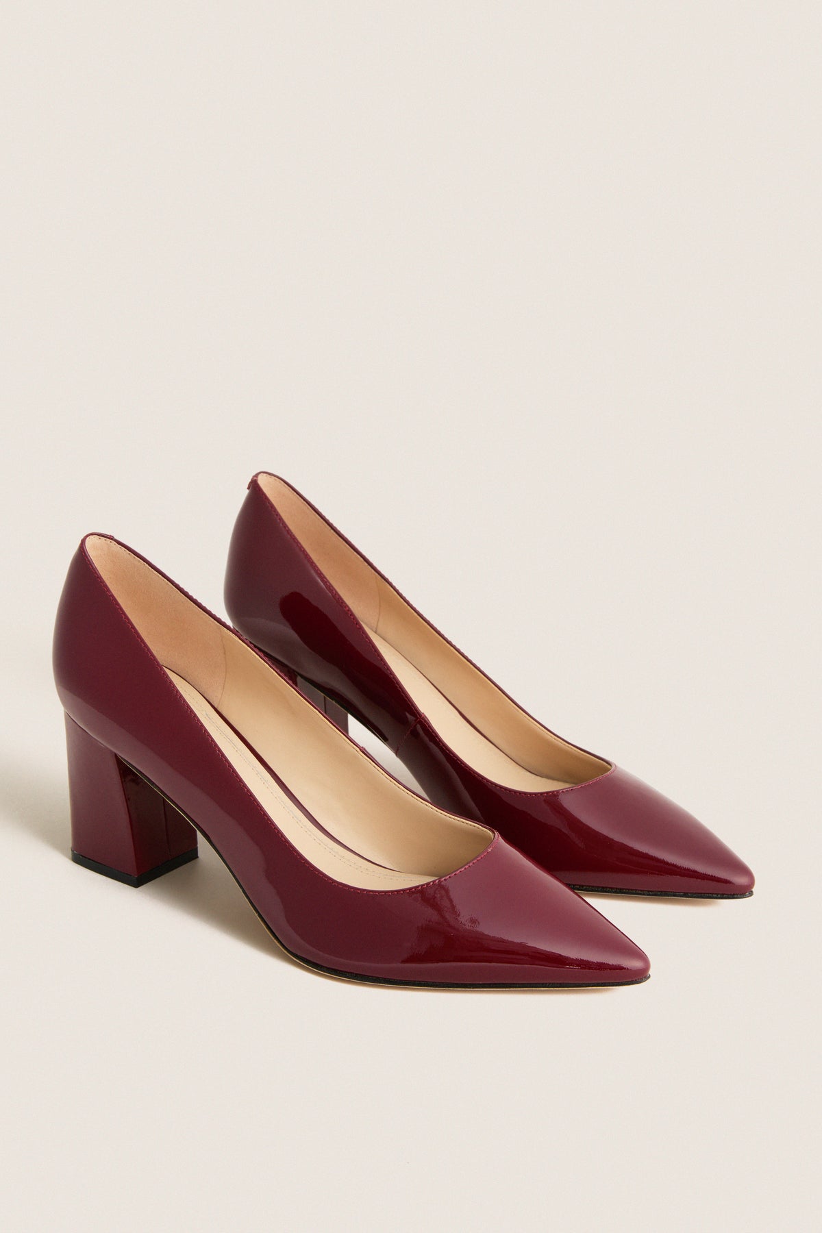 Dark Red Zala Heels