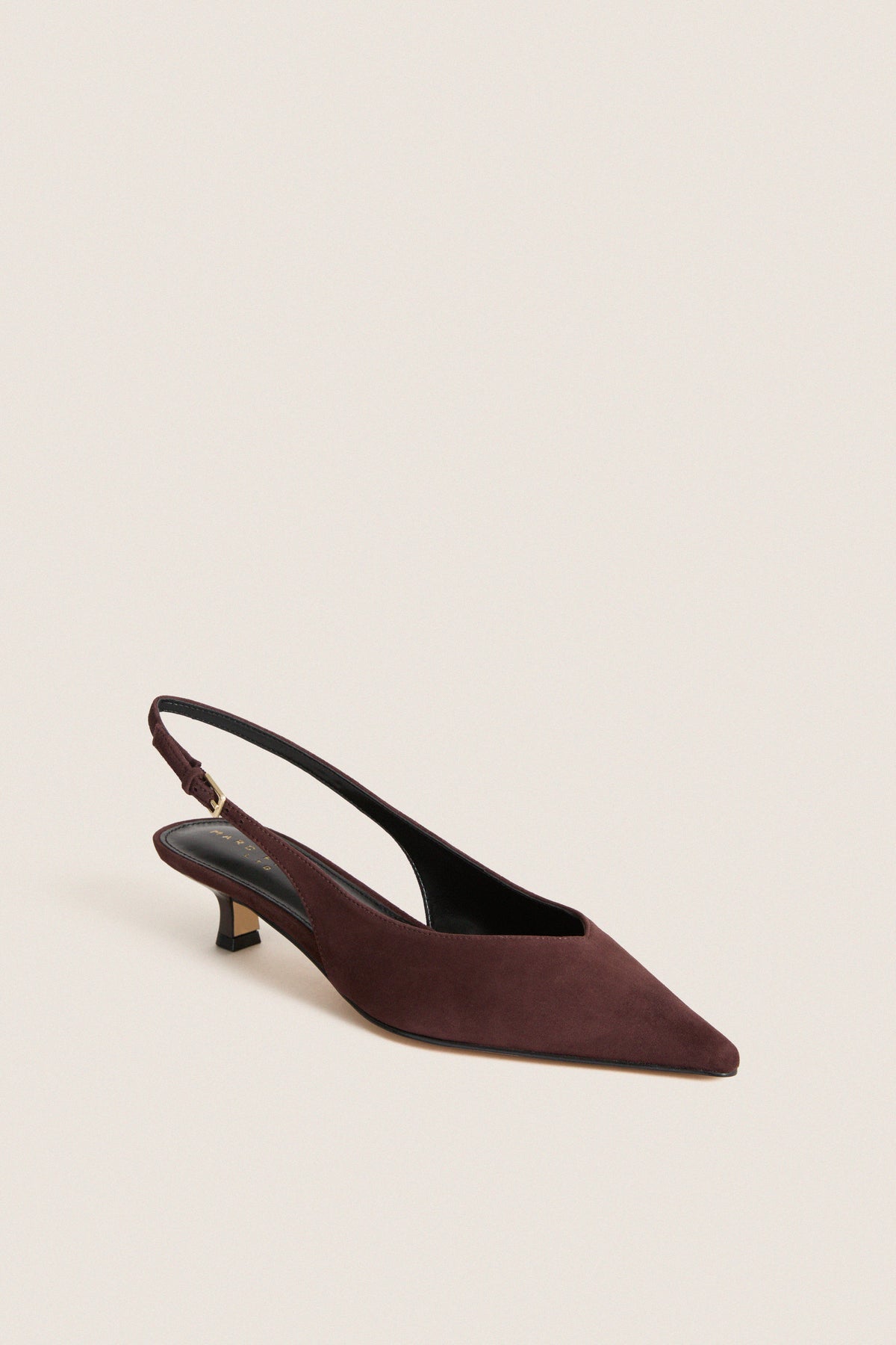Dark Brown Luciey Sling Back Heels