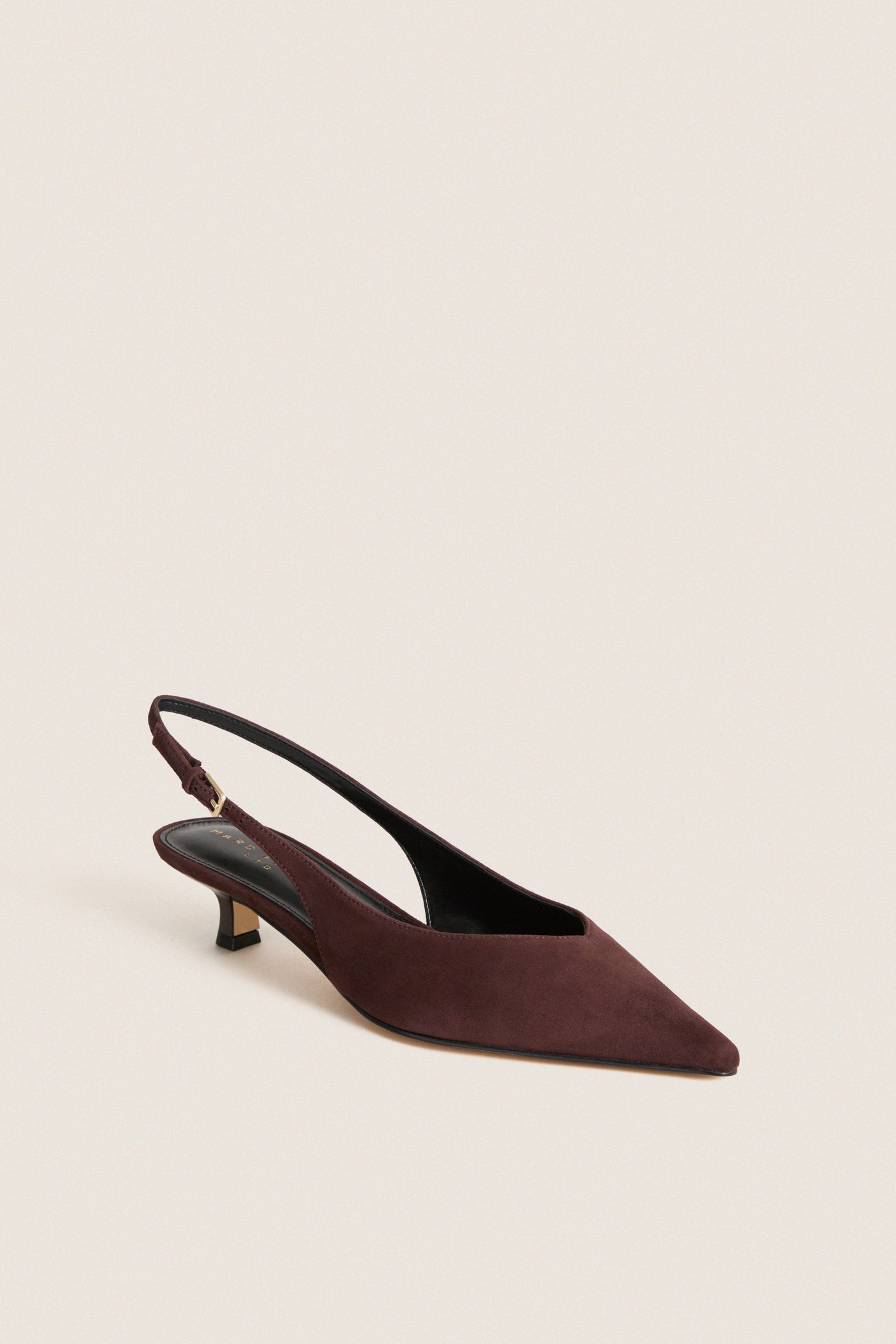 Dark Brown Luciey Sling Back Heels