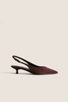 Dark Brown Luciey Sling Back Heels