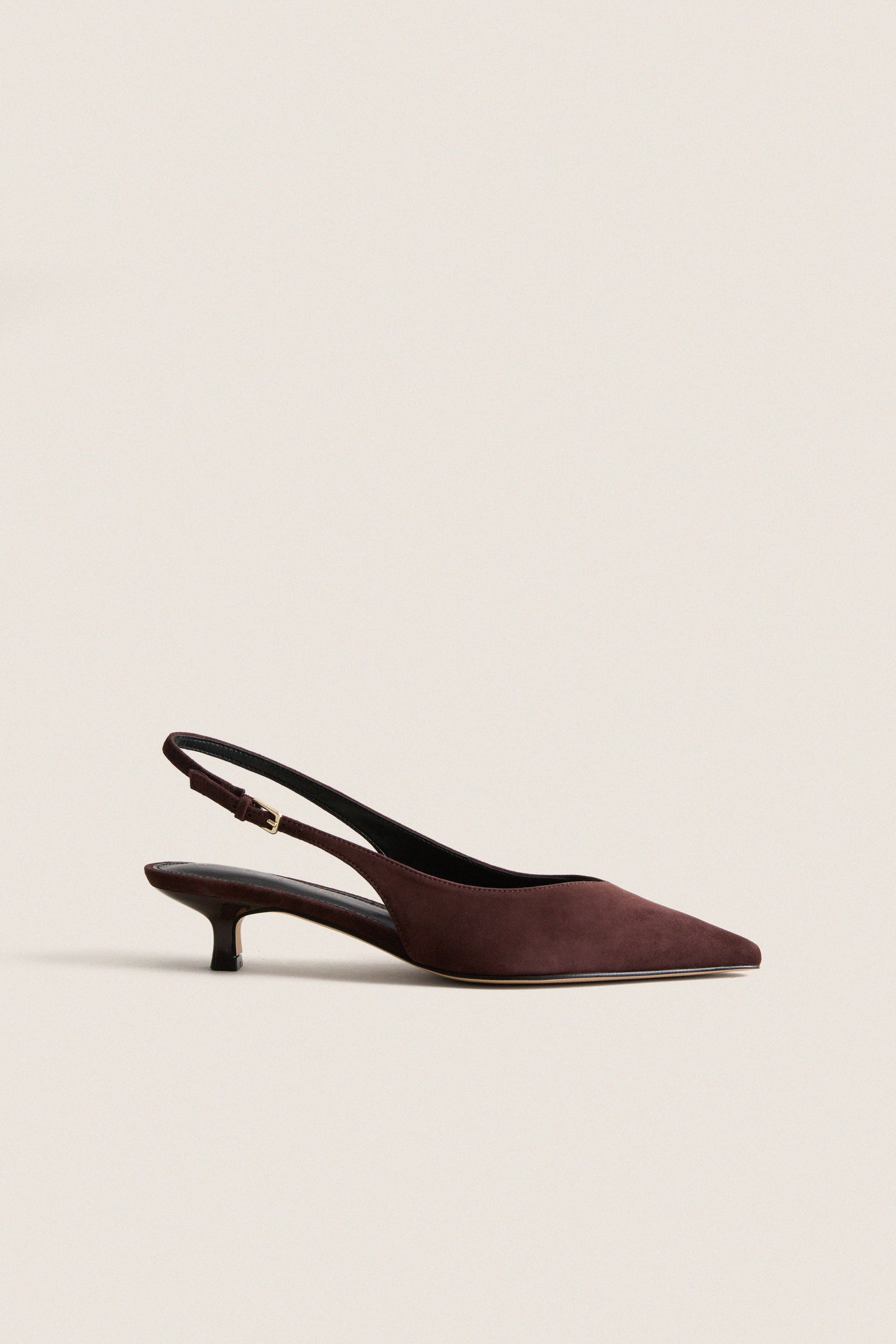 Dark Brown Luciey Sling Back Heels