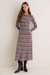 Rust Multi Nami Knit Dress