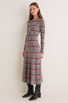 Rust Multi Nami Knit Dress