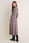 Rust Multi Nami Knit Dress