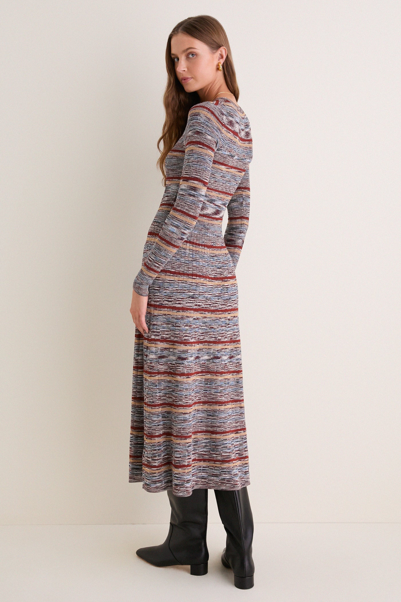 Rust Multi Nami Knit Dress