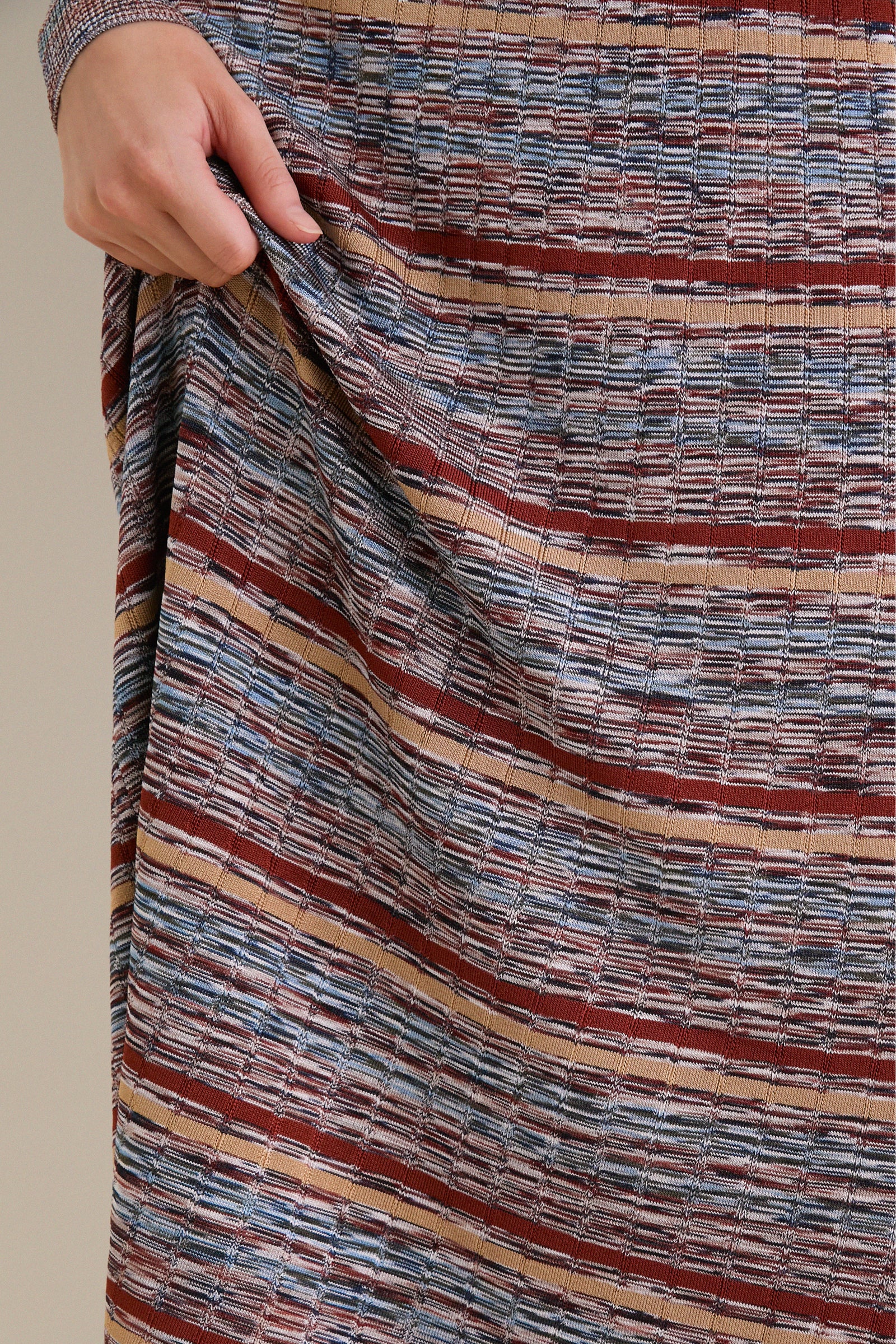 Rust Multi Nami Knit Dress