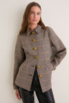 Khaki Multi Severine Coat