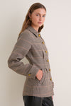 Khaki Multi Severine Coat