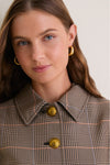 Khaki Multi Severine Coat