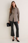 Khaki Multi Severine Coat