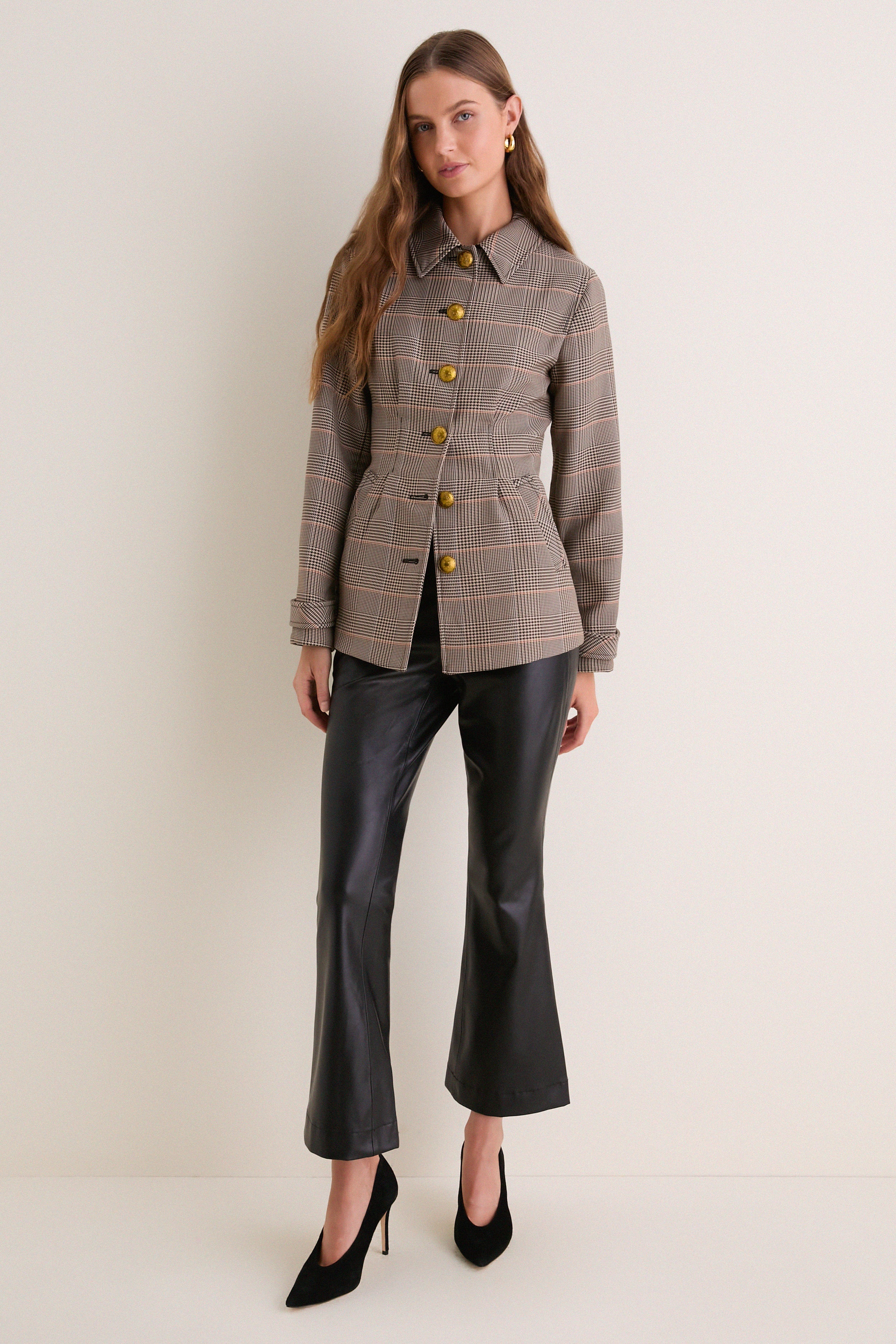 Khaki Multi Severine Coat