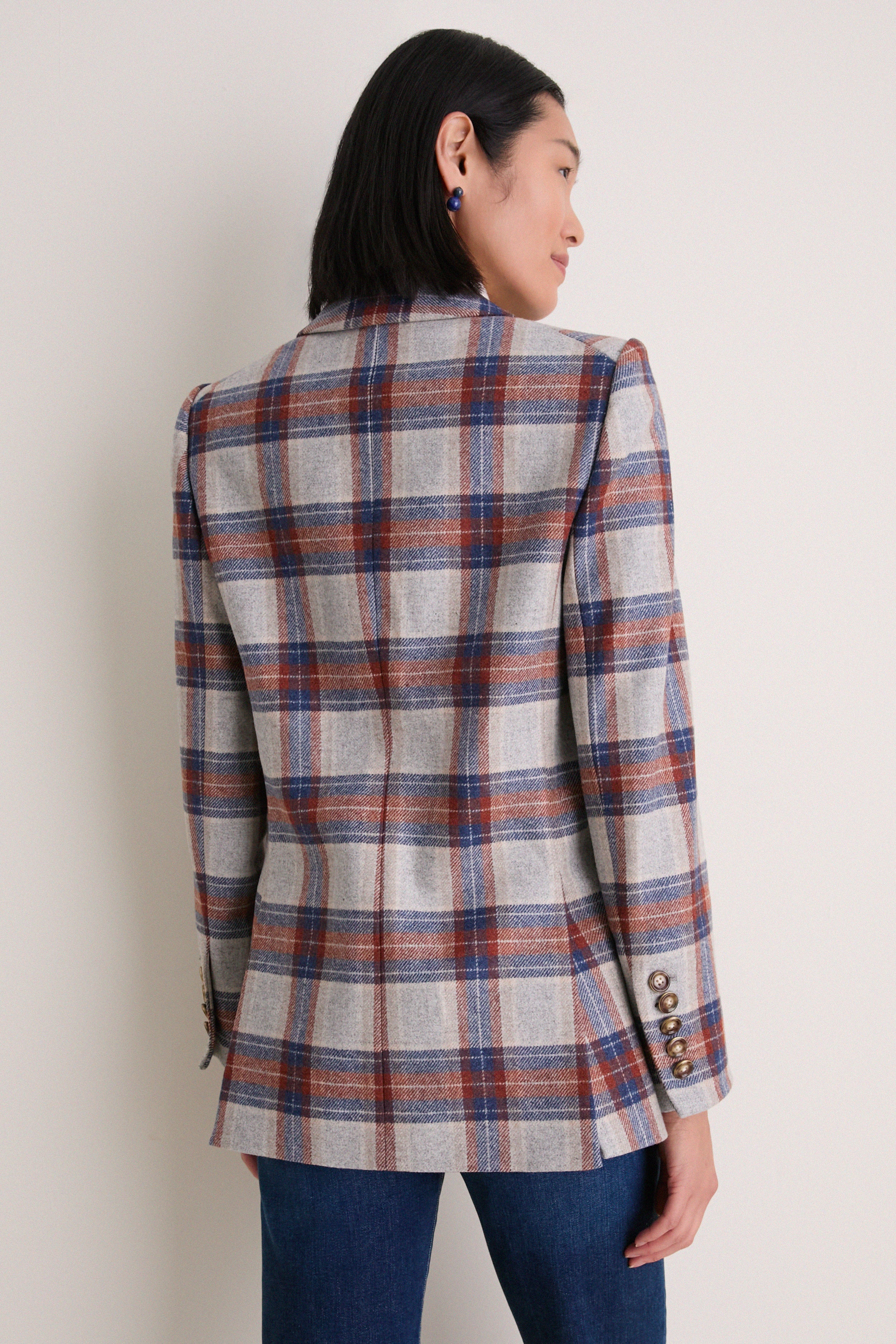 Heather Grey Multi Oria Dickey Jacket
