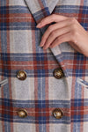 Heather Grey Multi Oria Dickey Jacket