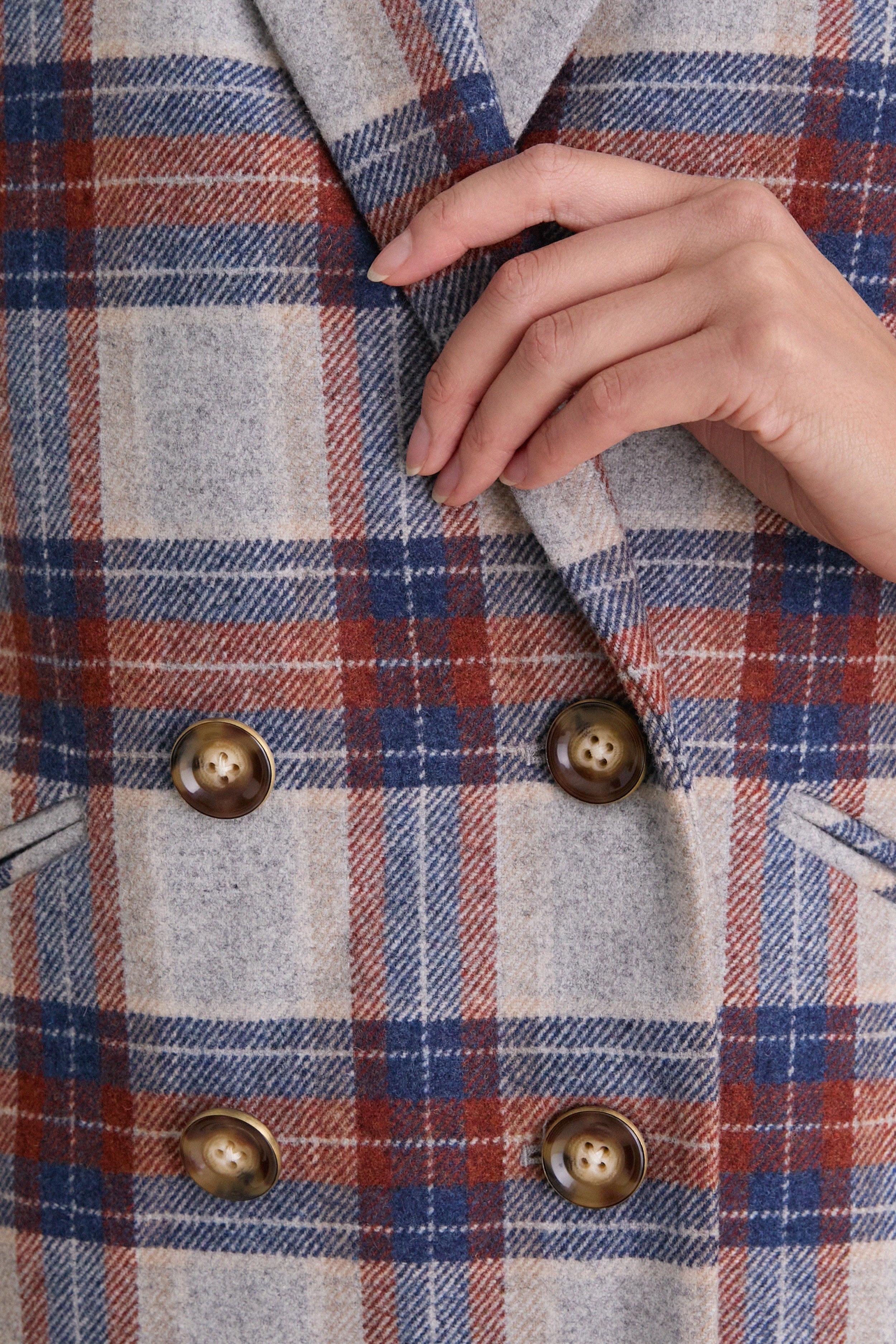 Heather Grey Multi Oria Dickey Jacket
