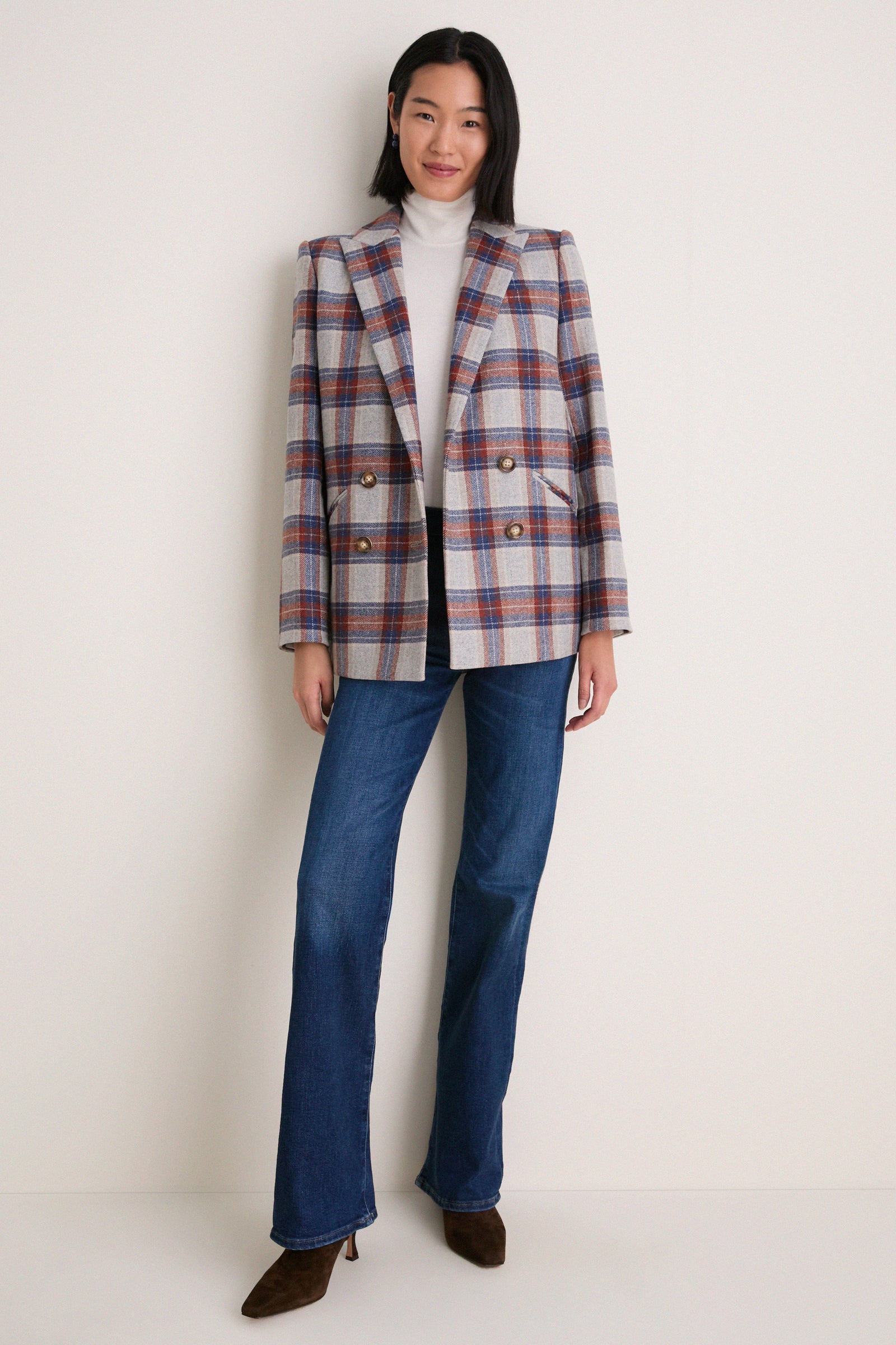 Heather Grey Multi Oria Dickey Jacket