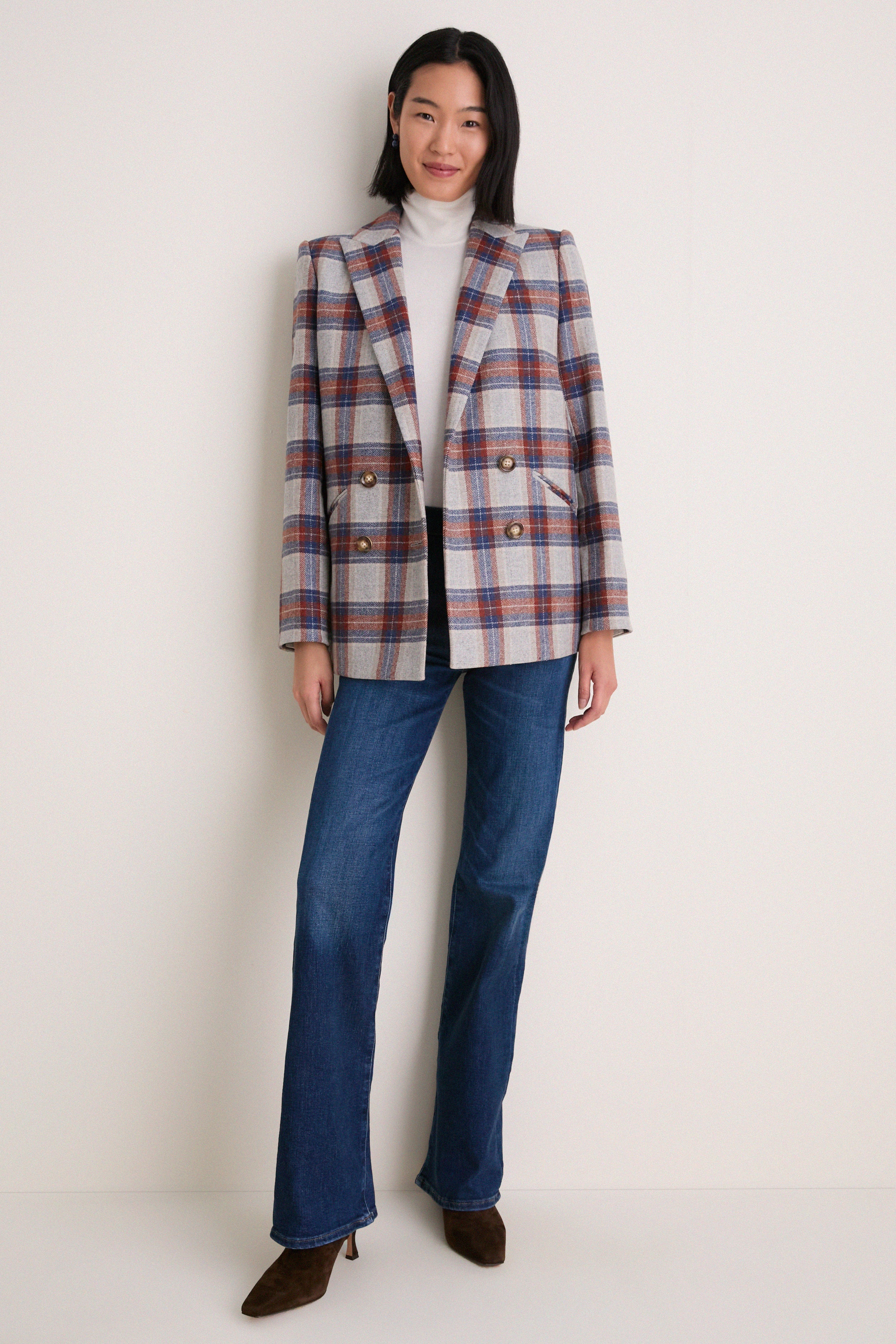 Heather Grey Multi Oria Dickey Jacket