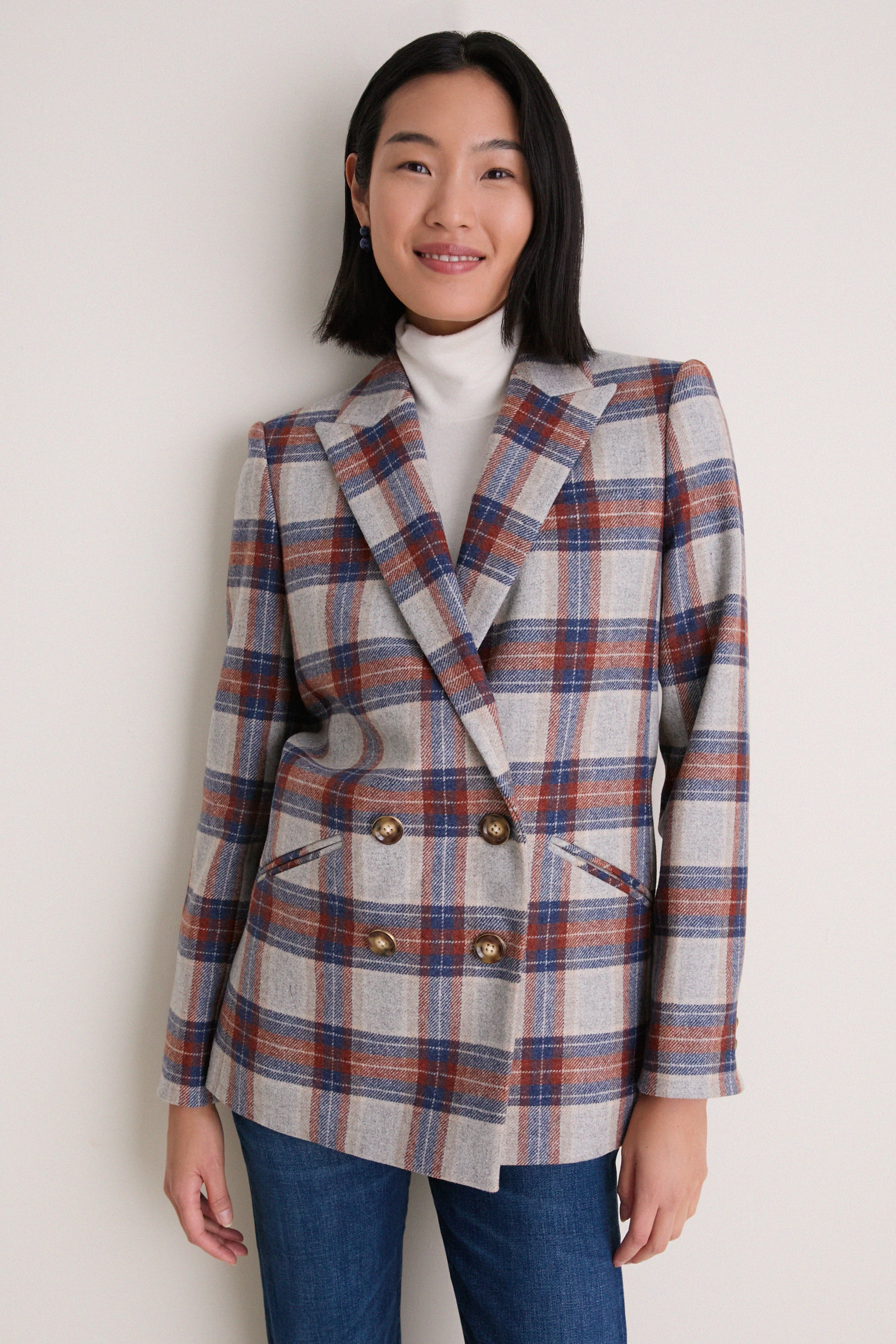 Heather Grey Multi Oria Dickey Jacket