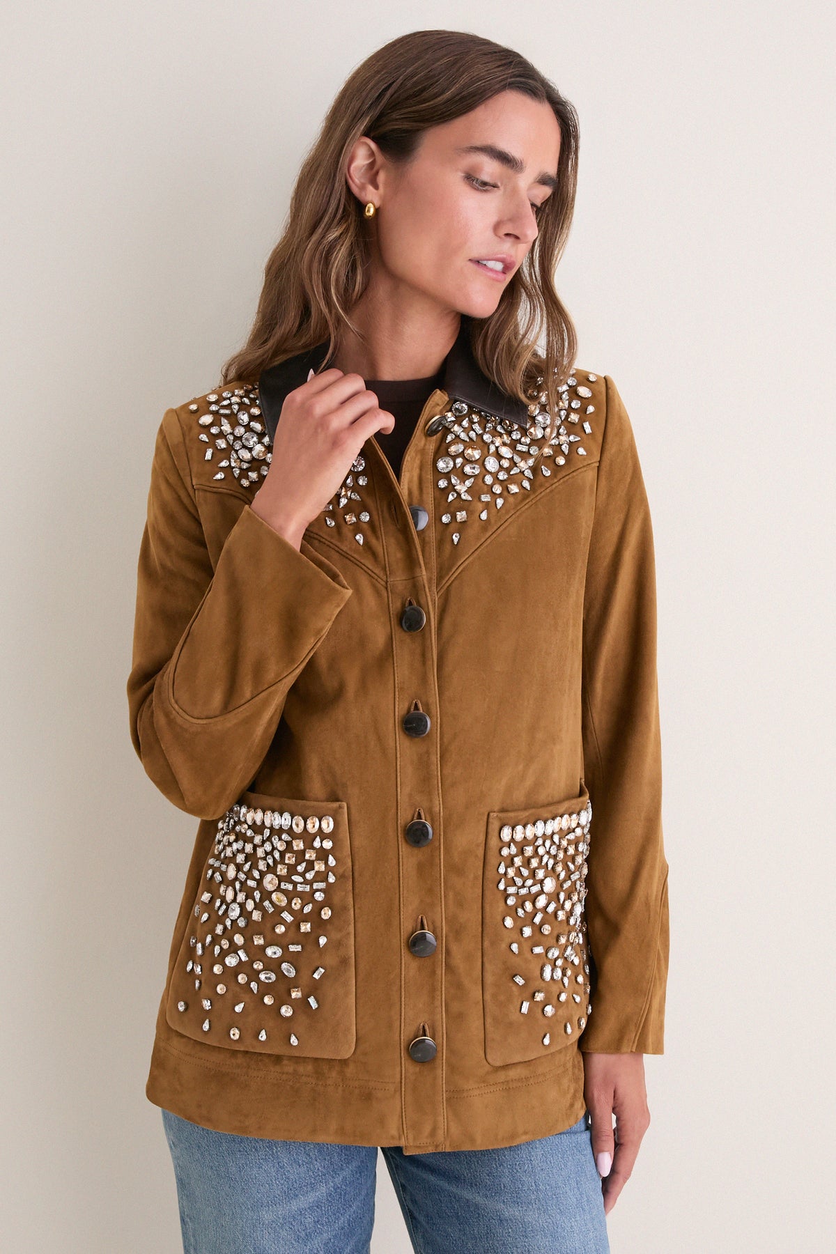 Acorn Embellished Shannon Coat