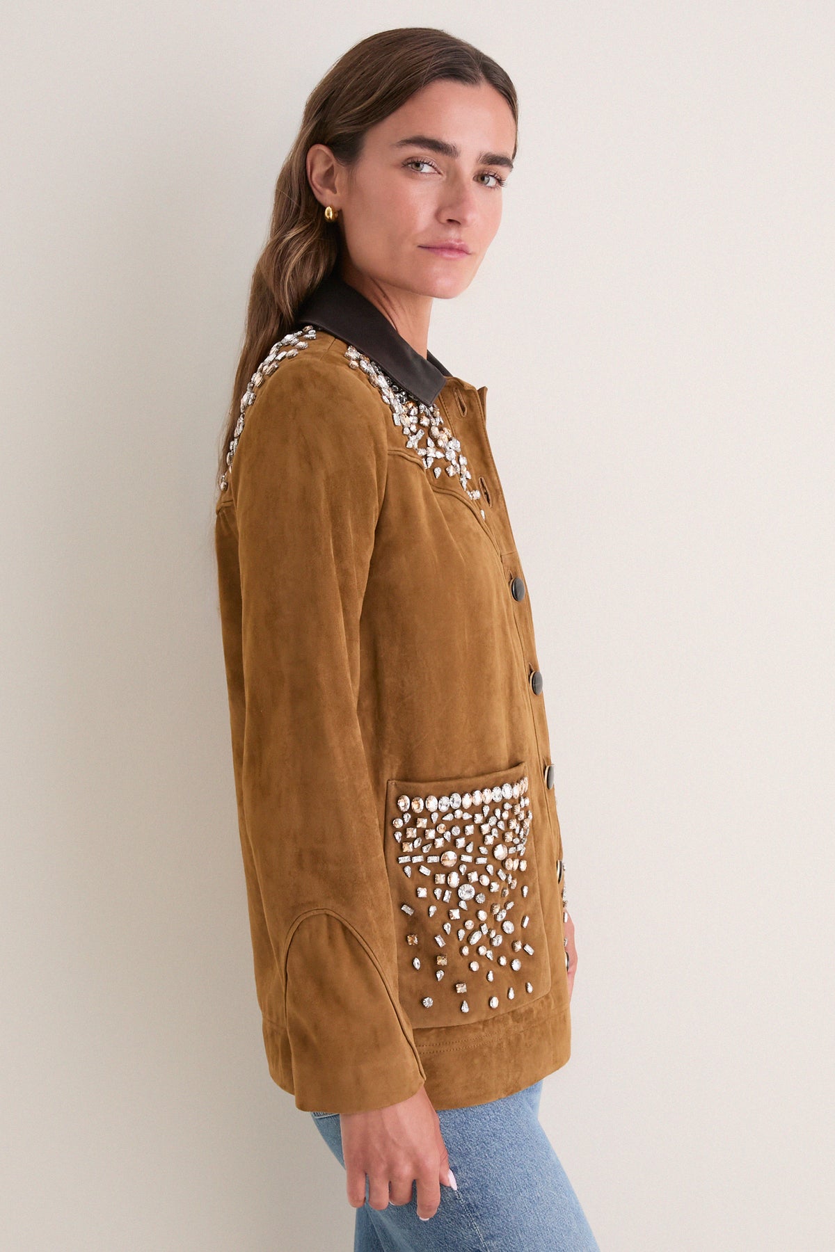 Acorn Embellished Shannon Coat