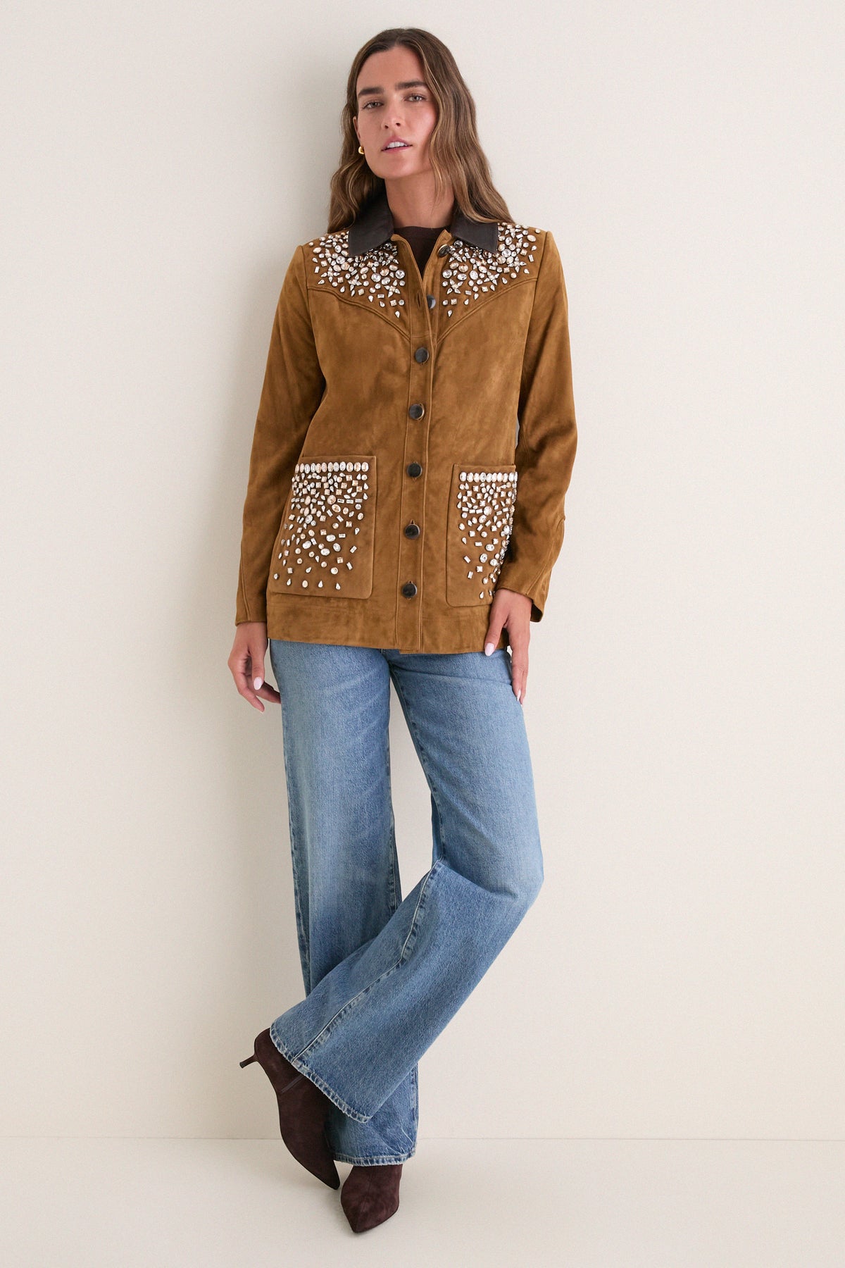 Acorn Embellished Shannon Coat