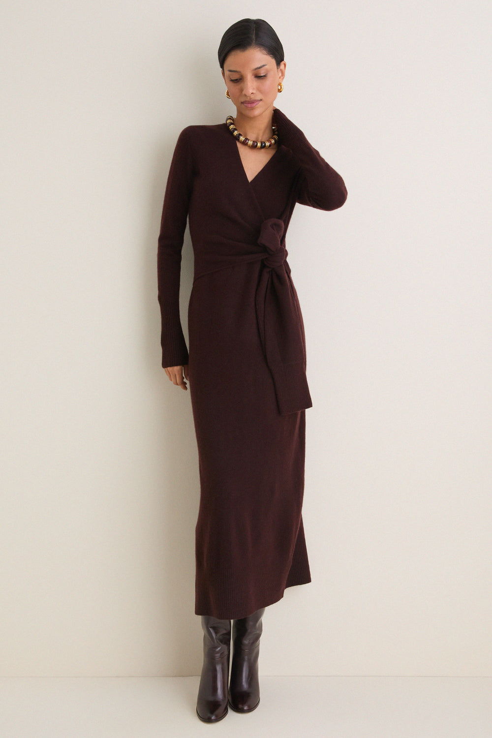 Espresso Salomez Knit Dress