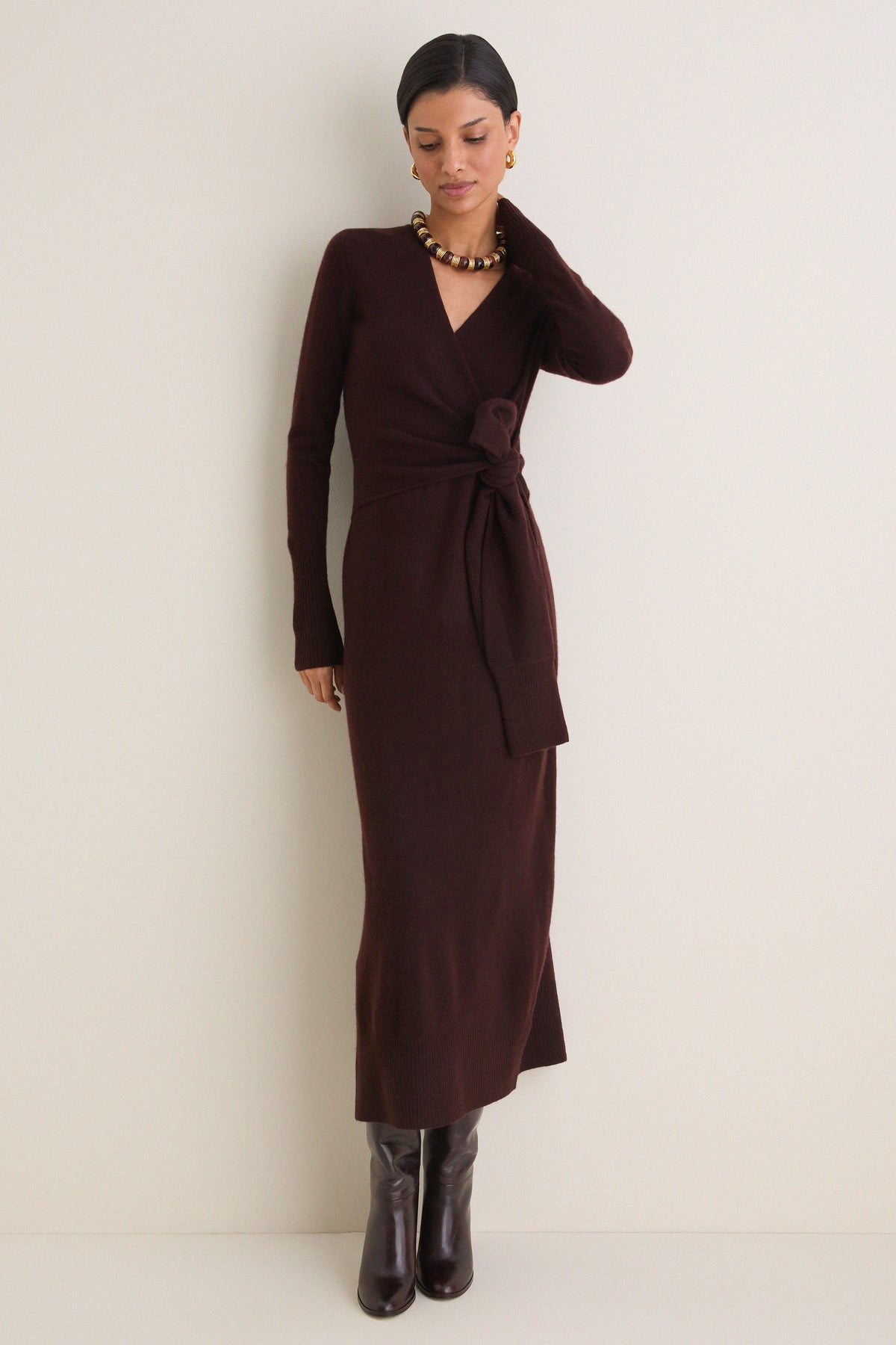 Espresso Salomez Knit Dress