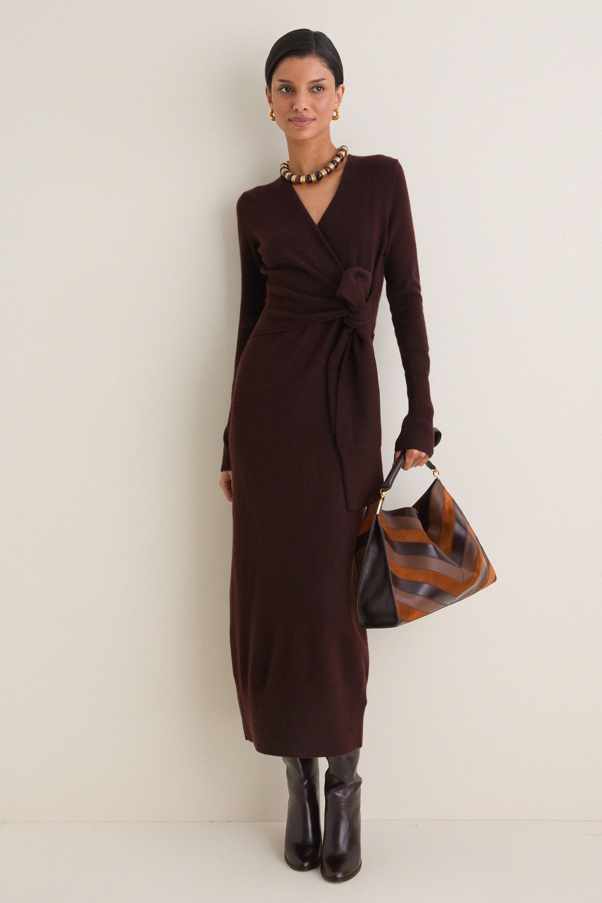 Espresso Salomez Knit Dress