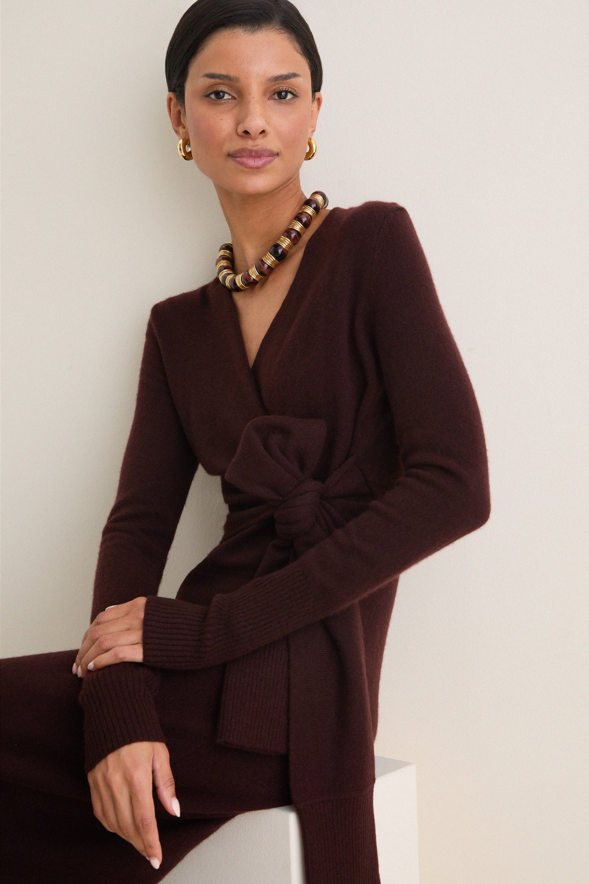 Espresso Salomez Knit Dress