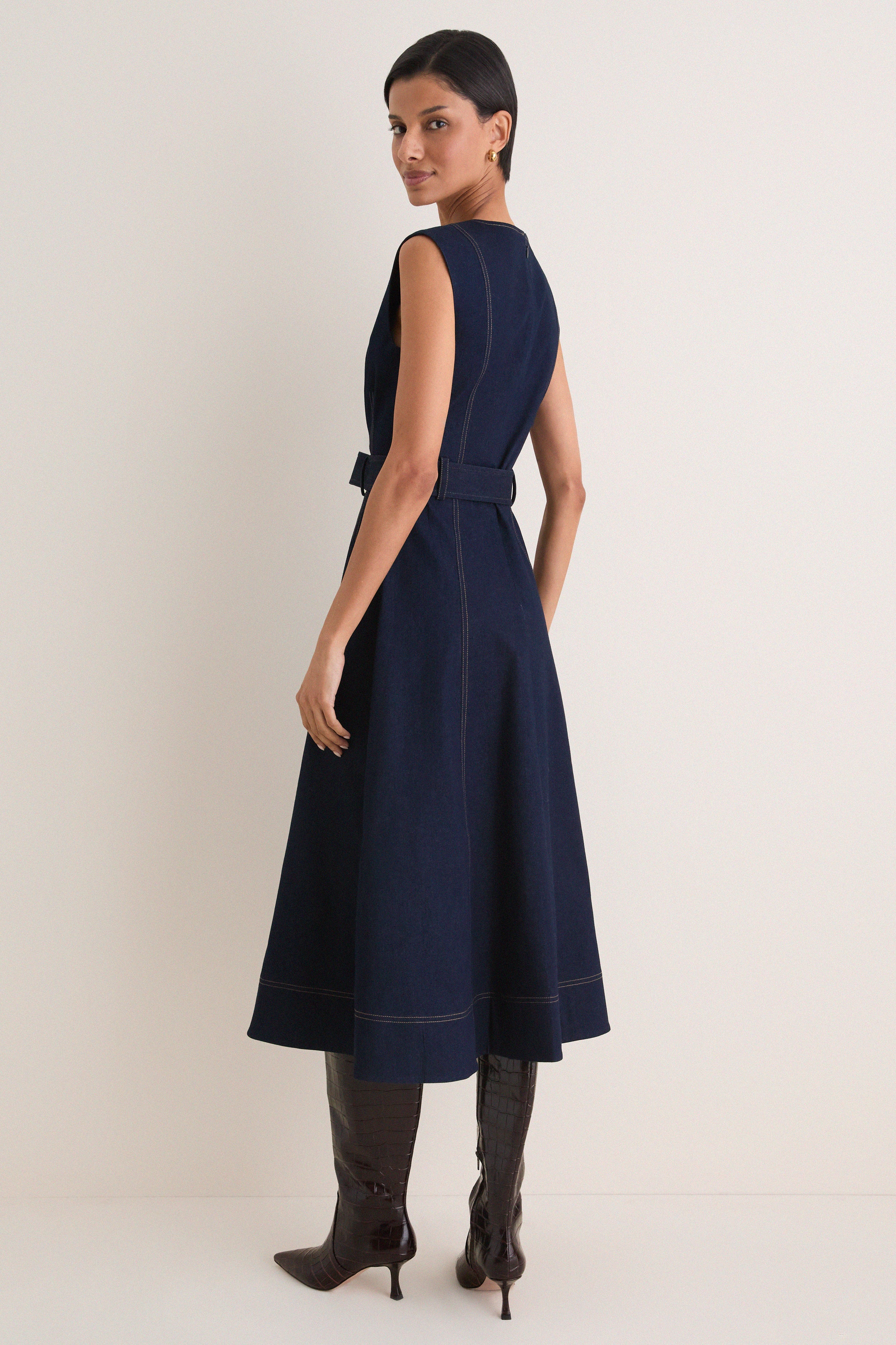 Midnight Wash Cosette Dress | Veronica Beard | Tuckernuck