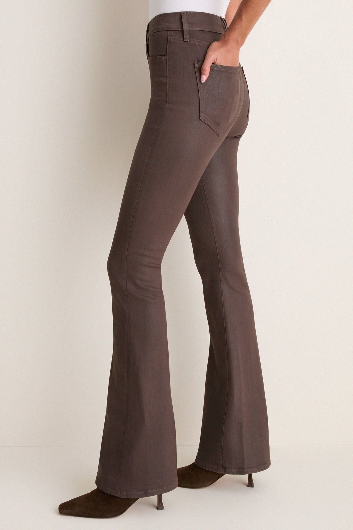 Espresso Beverly Coated Jean
