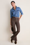 Espresso Beverly Coated Jean