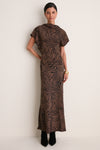 Ochre and Black Redgrave Dress
